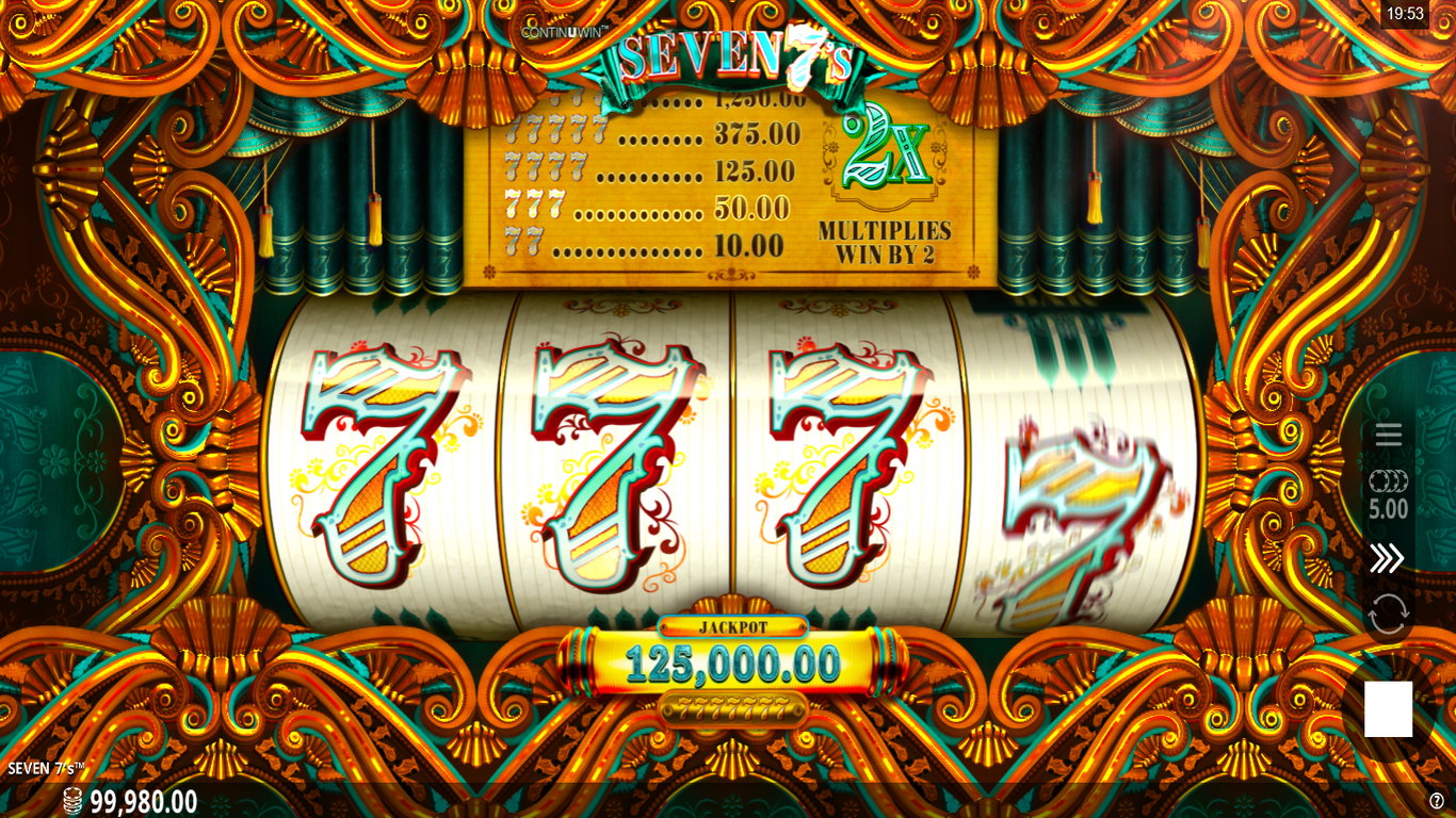 Seven 7s Slot Demo Image