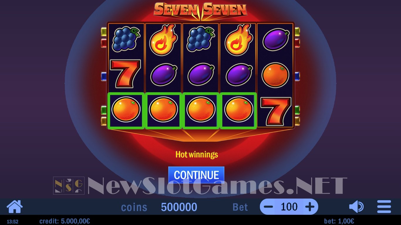 Seven Seven Slot Demo Image