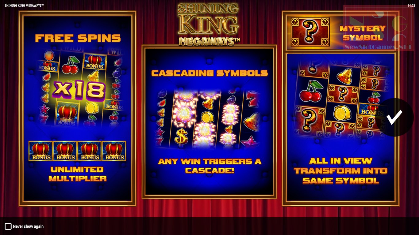 Shining King Megaways Slot Demo Image
