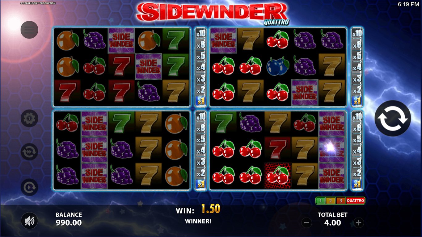 Sidewinder Quattro Slot Slot Image in Demo - pic. 2