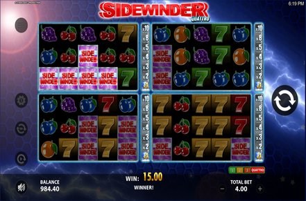 Sidewinder Quattro Slot Icon