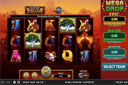 Silver Stallion Slot Logo