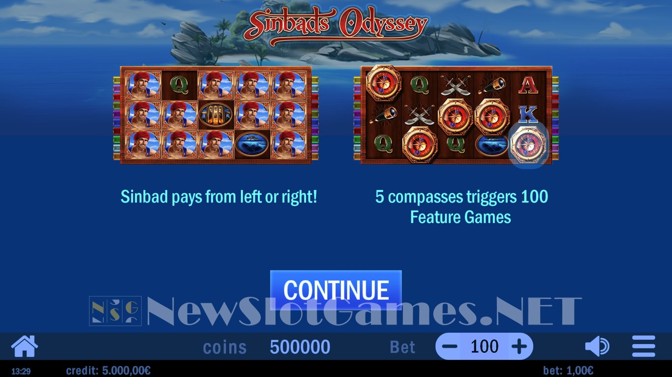 Sinbads Odyssey Slot Demo Image