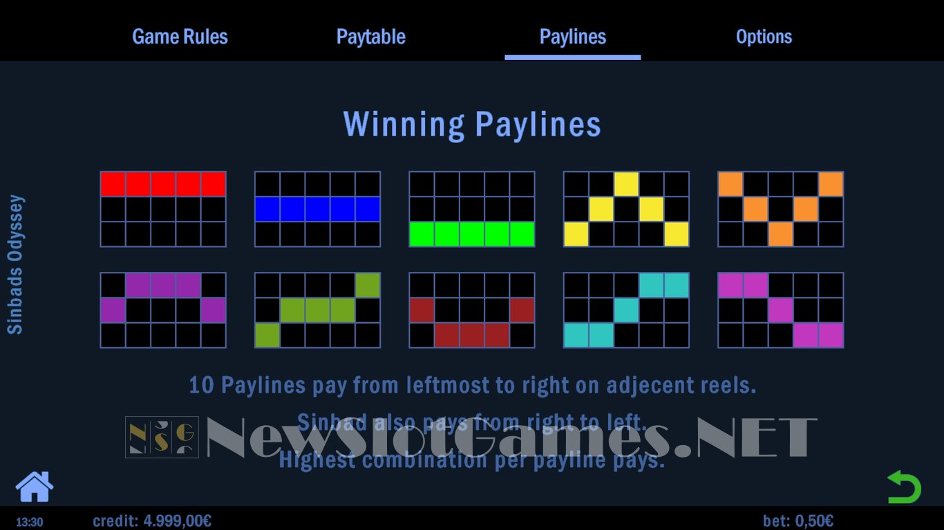 Sinbads Odyssey Slot Slot Image in Demo - pic. 7