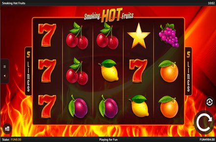Smoking Hot Fruits Slot Logo
