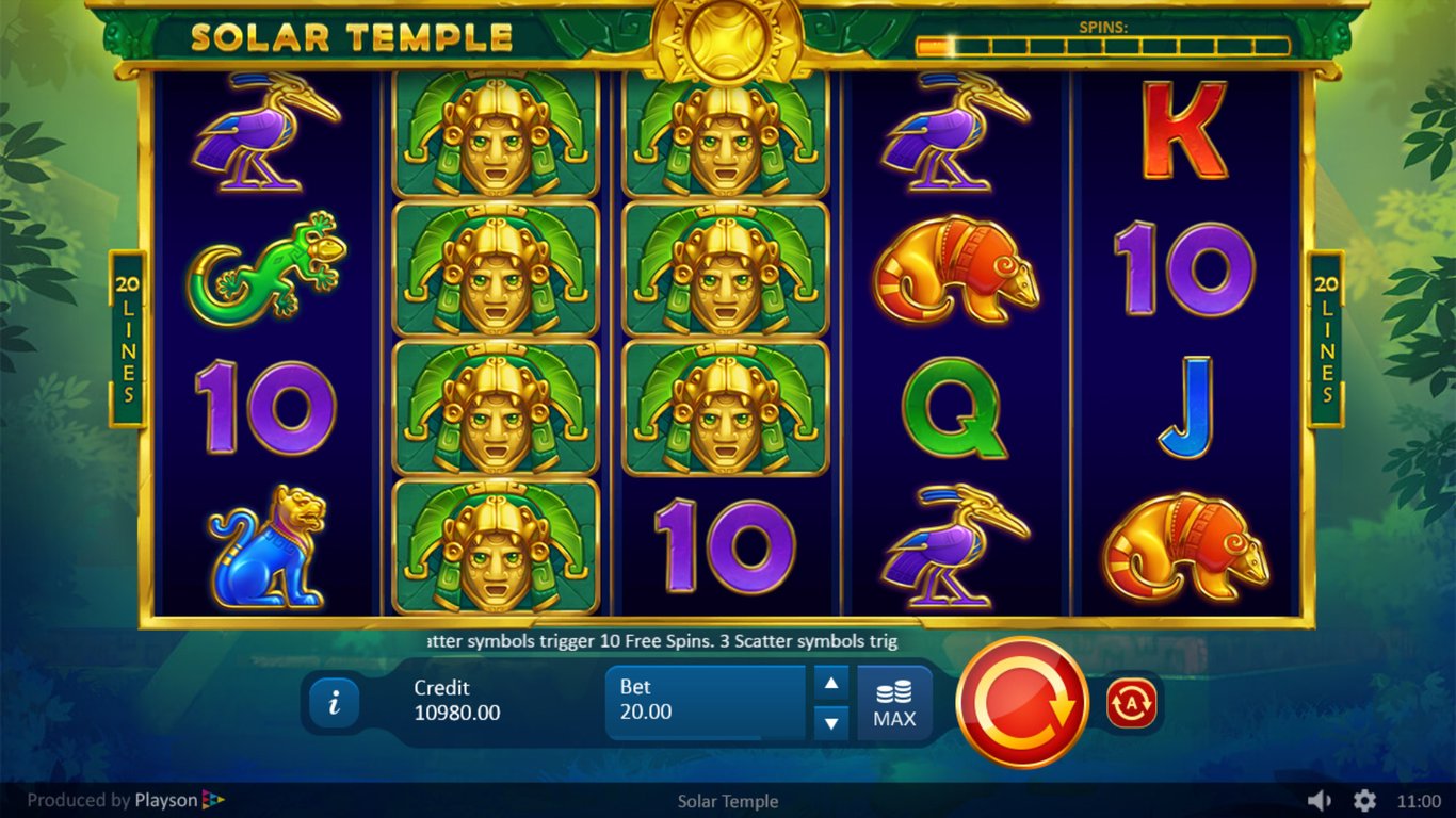 Solar Temple Slot Demo Image