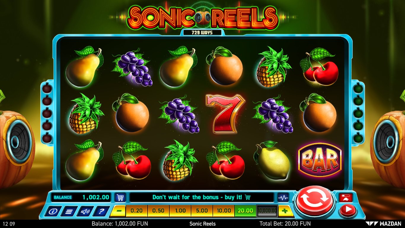 Sonic Reels Slot Demo Image
