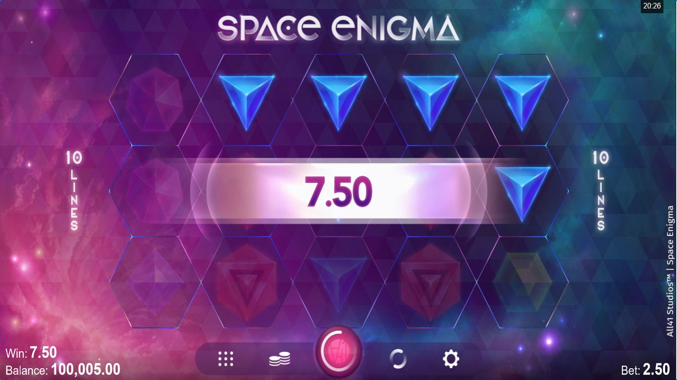 Space Enigma Slot Demo Image