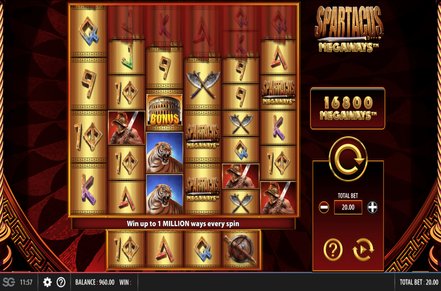 Spartacus Megaways Slot Logo