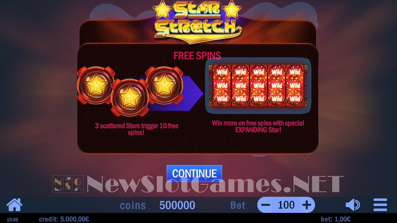 Star Stretch Slot Demo Image