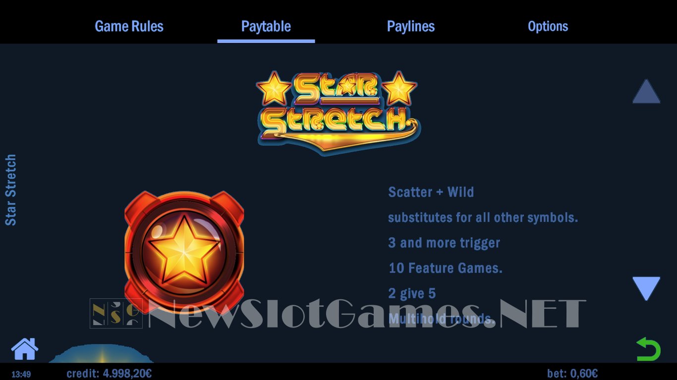Star Stretch Slot Slot Image in Demo - pic. 4