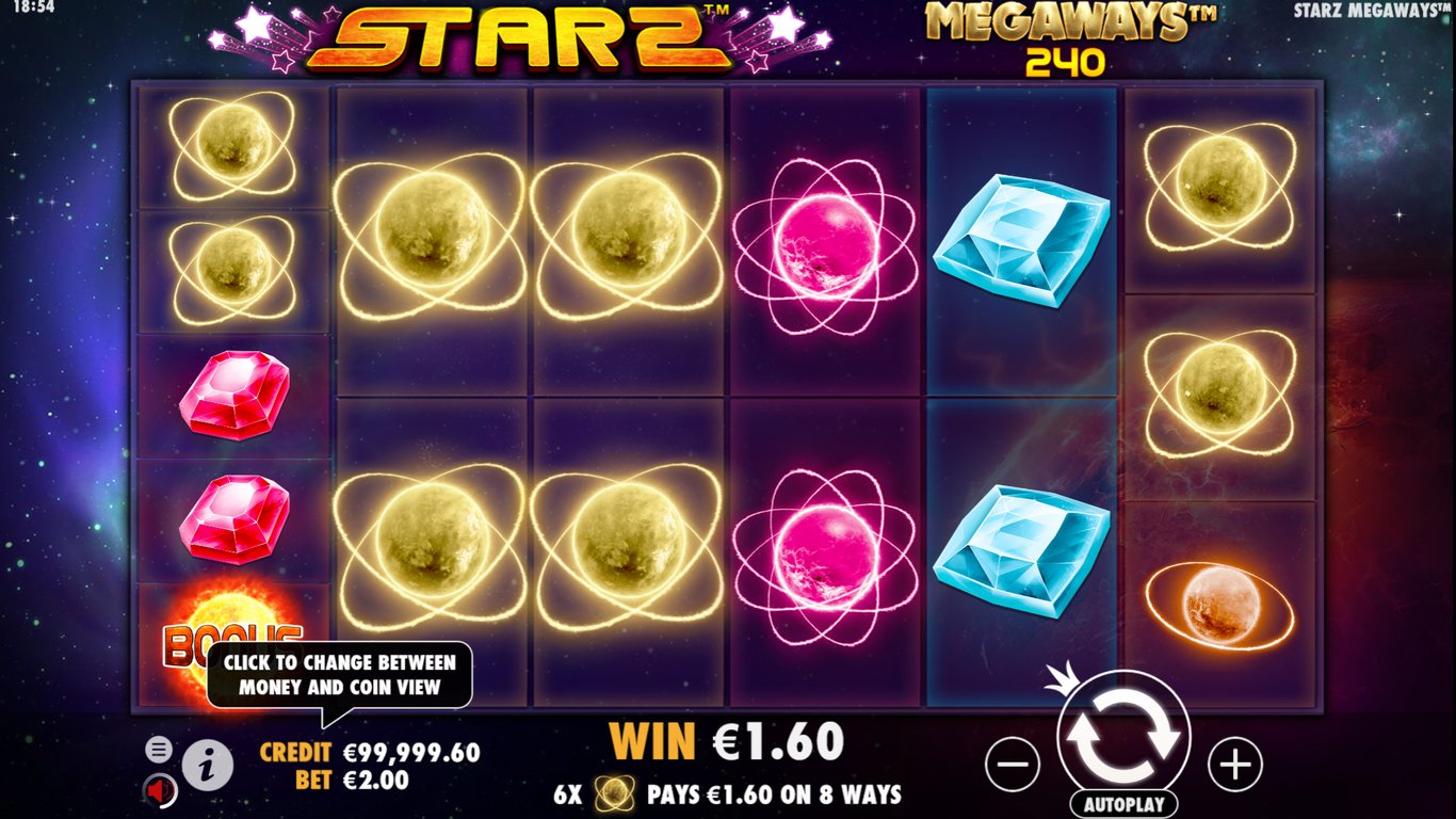 Starz Megaways Slot Demo Image