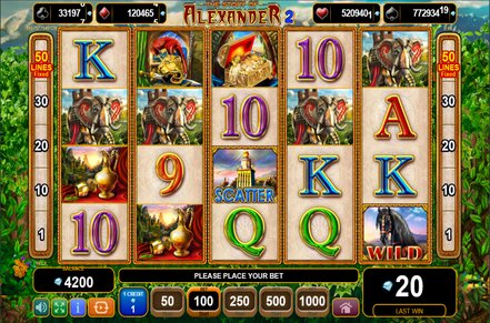 The Story of Alexander II Slot Logo