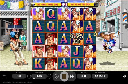Street Fighter II: The World Warrior Slot Logo