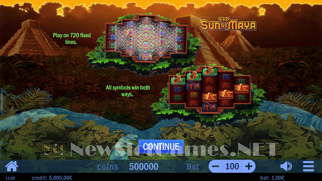 Sun Of Maya Slot Demo Image