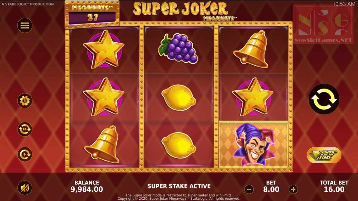 Super Joker Megaways Slot Slot Image in Demo - pic. 2