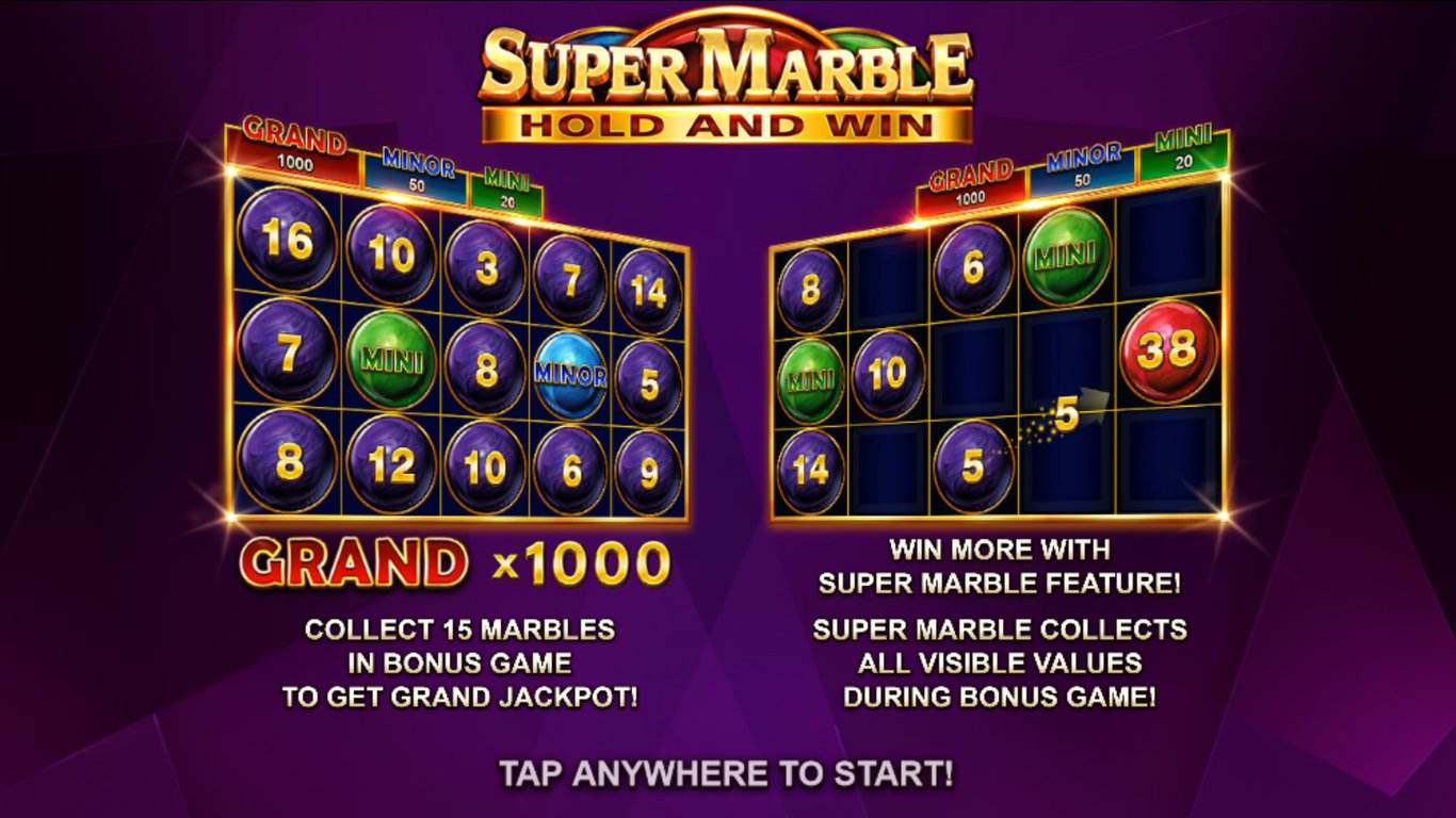 Super Marble: Hold and Win Slot Demo Image