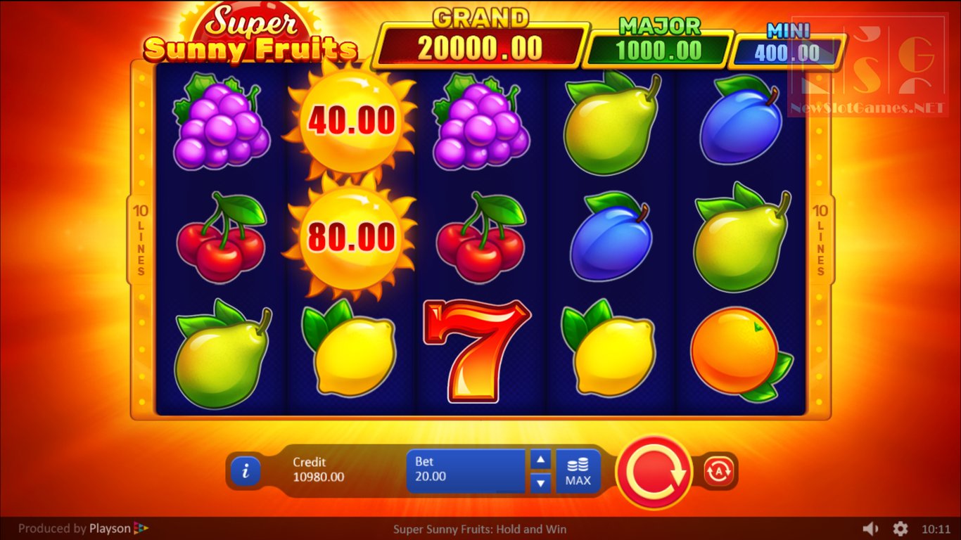 Super Sunny Fruits Slot Demo Image