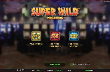 Super Wild Megaways Slot Logo