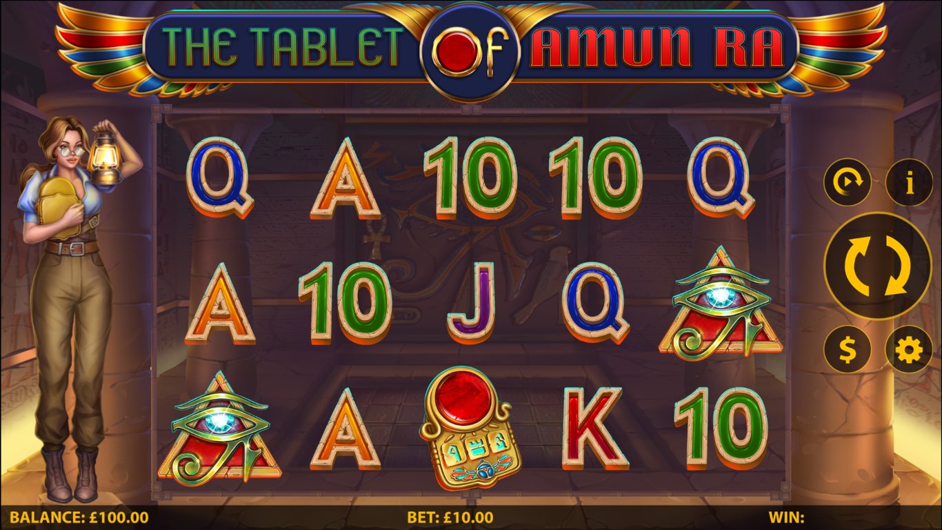 The Tablet of Amun Ra Slot Demo Image