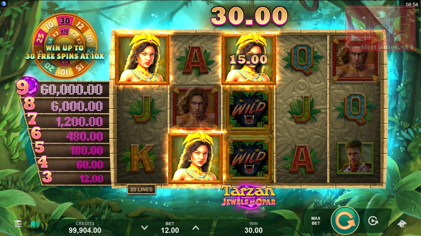 Tarzan and the Jewels of Opar Slot Slot Image in Demo - pic. 3