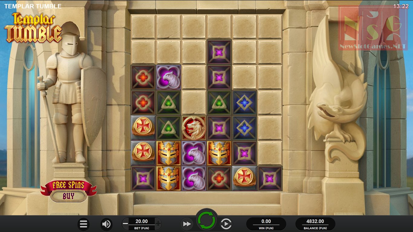 Templar Tumble Slot Slot Image in Demo - pic. 2