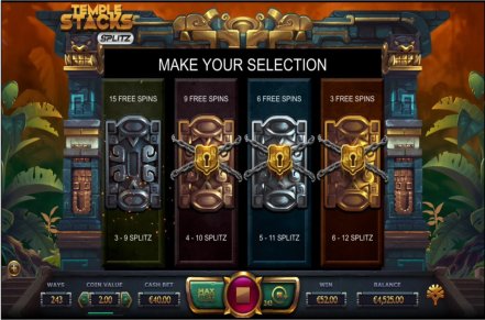 Temple Stacks Slot Logo