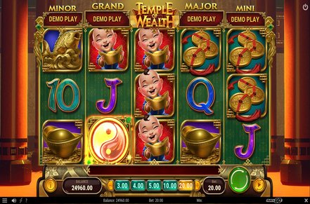 Temple of Wealth Slot Logo