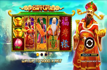 Three Star Fortune Slot Icon