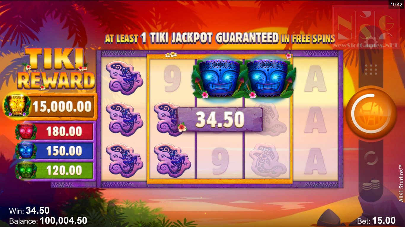 Tiki Reward Slot Slot Image in Demo - pic. 3