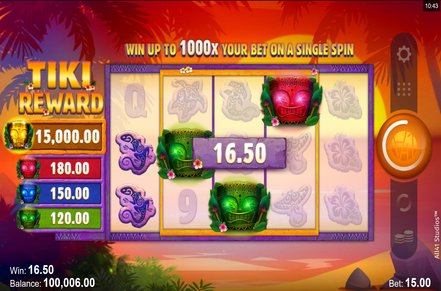 Tiki Reward Slot Logo