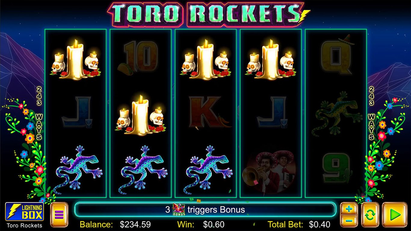 Toro Rockets Slot Review & Demo by Lightning Box - Play Free Online