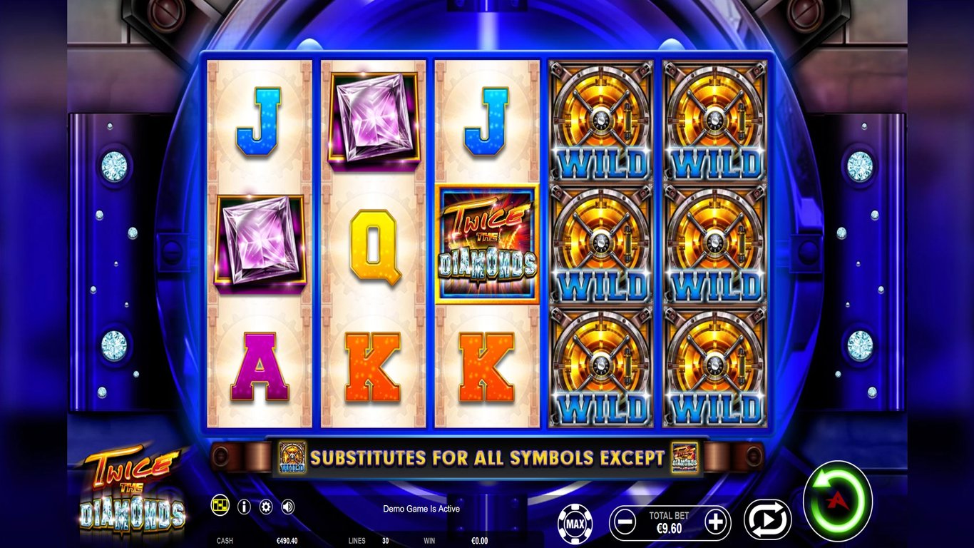 Twice The Diamonds Slot Demo Image