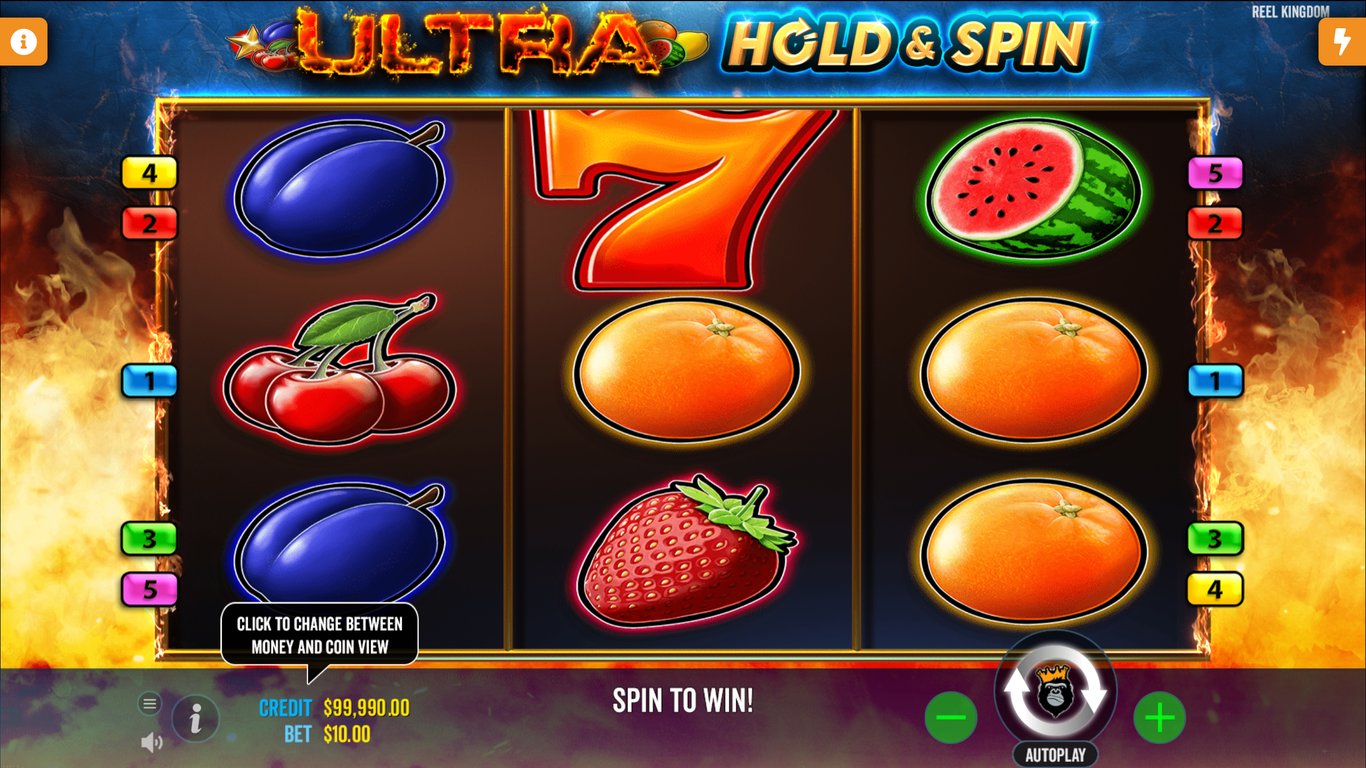 Ultra Hold and Spin Slot Demo Image