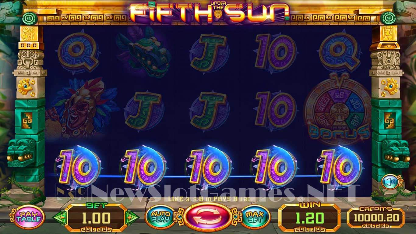 Under the Fifth Sun Slot Demo Image
