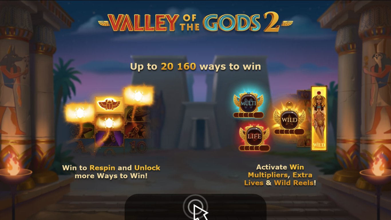 Valley of the Gods 2 Slot Demo Image