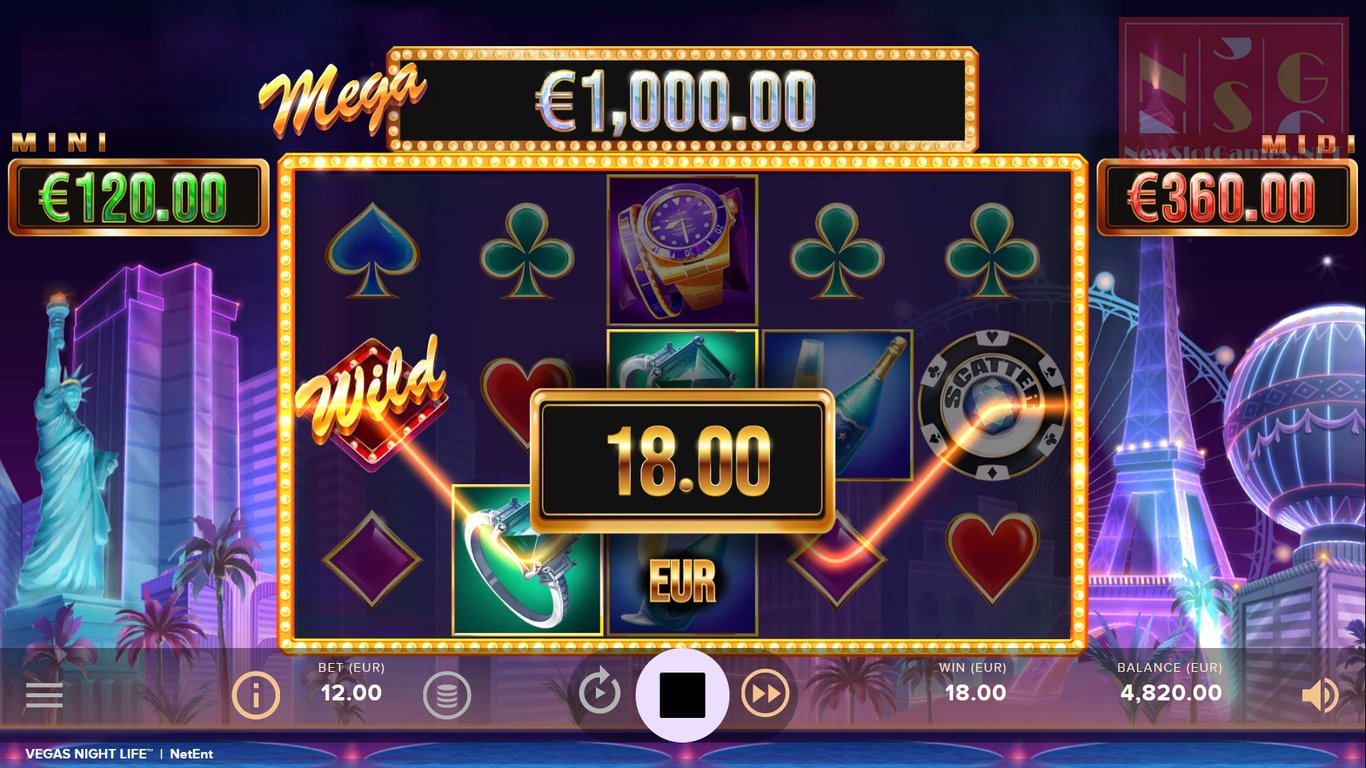 Vegas Night Life Slot Slot Image in Demo - pic. 3
