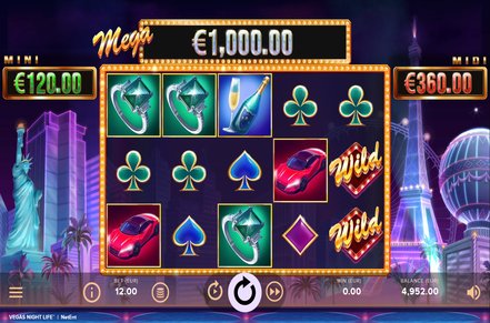 Vegas Night Life Slot Logo