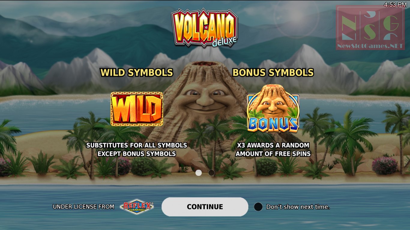 Volcano Deluxe Slot Demo Image