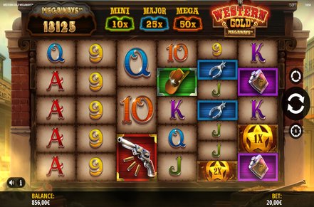 Western Gold Megaways Slot Logo