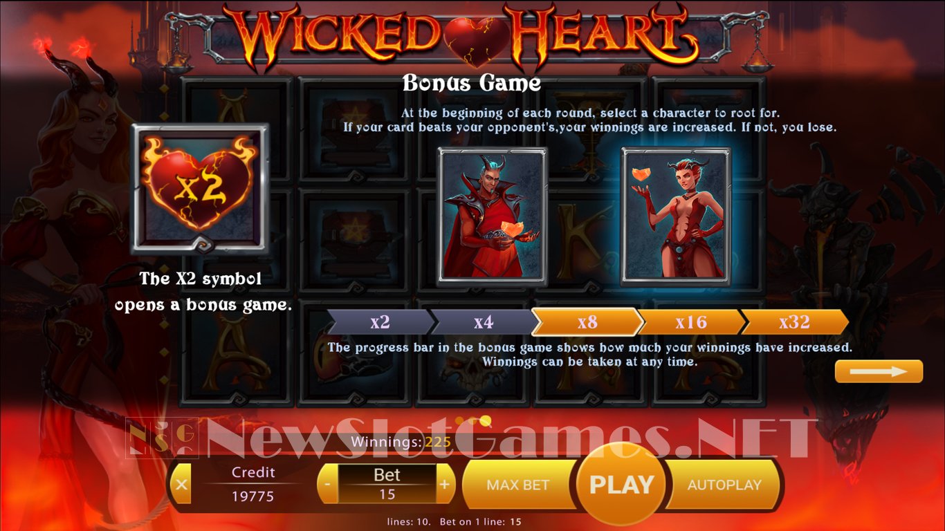 Wicked Heart Slot Slot Image in Demo - pic. 2