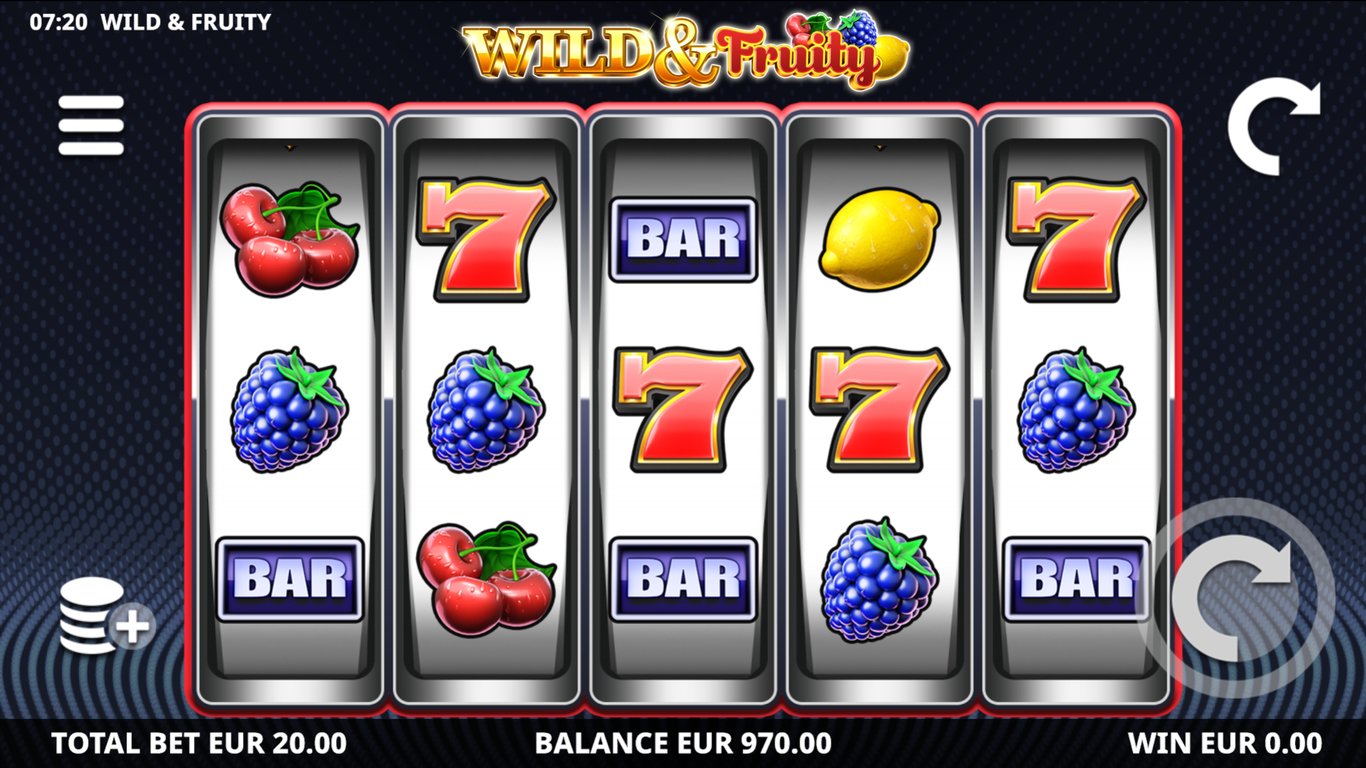 Wild & Fruity Slot Demo Image