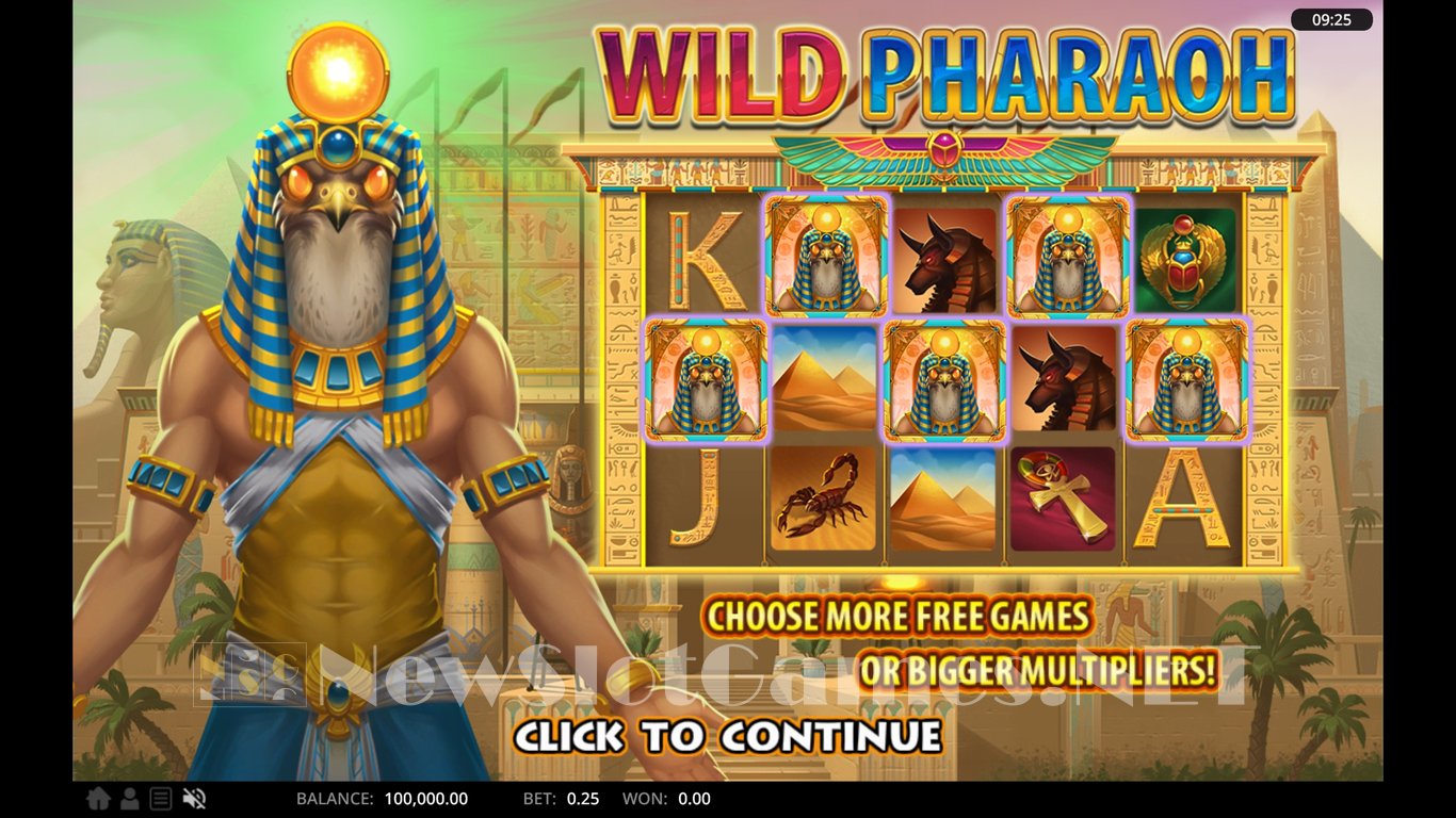 Wild Pharaoh Slot Demo Image