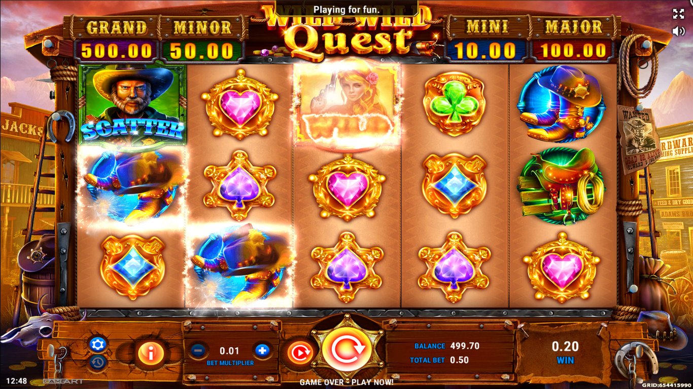 Wild Wild Quest Slot Slot Image in Demo - pic. 2