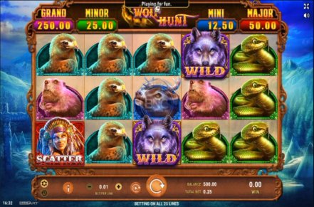 Wolf Hunt Slot Logo