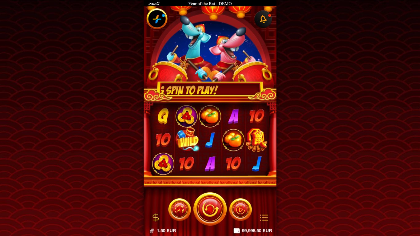 Year of The Rat Slot Demo Image