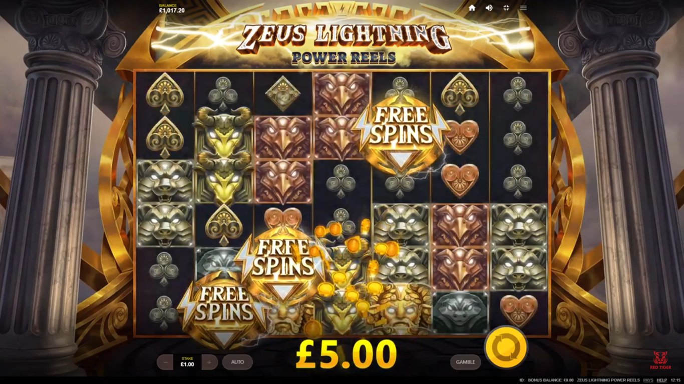 Zeus Lightning Power Reels Slot Demo Image