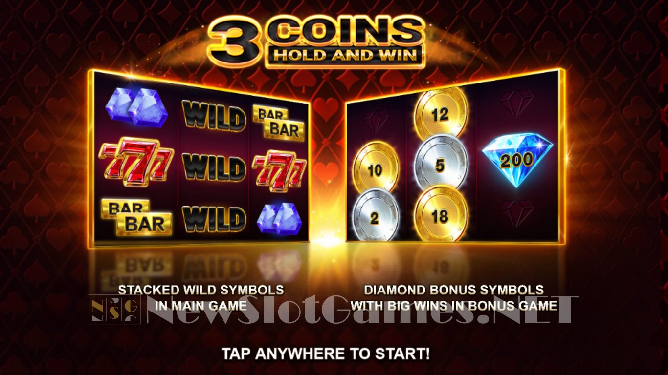 3 Coins Hold and Win Slot Demo Image