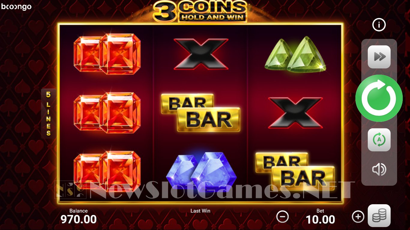 3 Coins Hold and Win Slot Slot Image in Demo - pic. 2