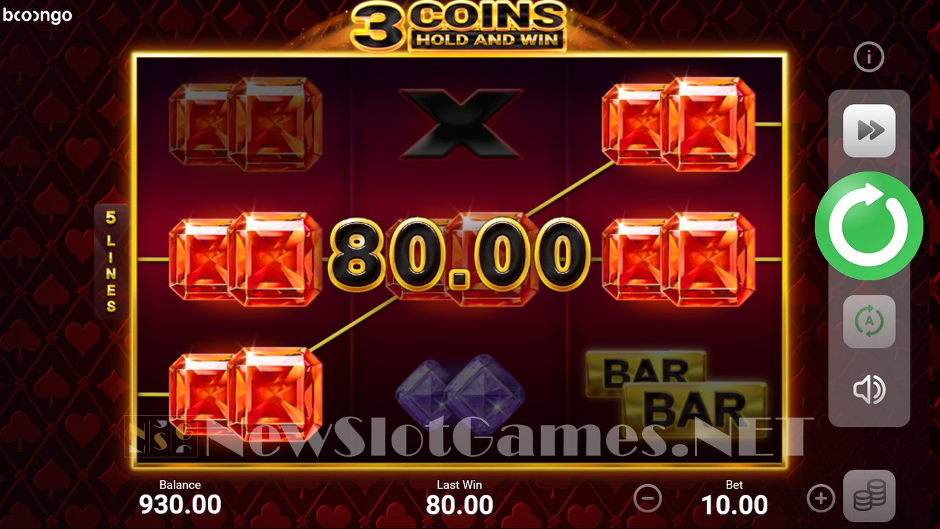 3 Coins Hold and Win Slot Slot Image in Demo - pic. 3